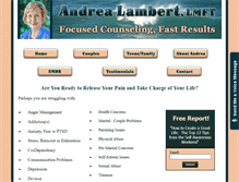 Tablet Screenshot of andrealambert.com